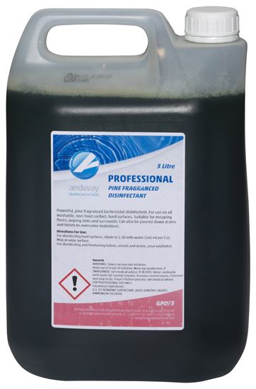 Pine Disinfectant (5L) - Andway Healthcare - Care Home Supplies and ...