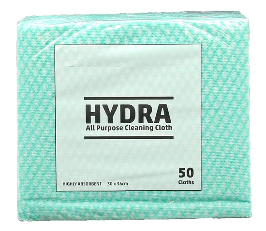 Picture of Hydra All Purpose Cloth Semi Disposable 35x37cm-Green (50)