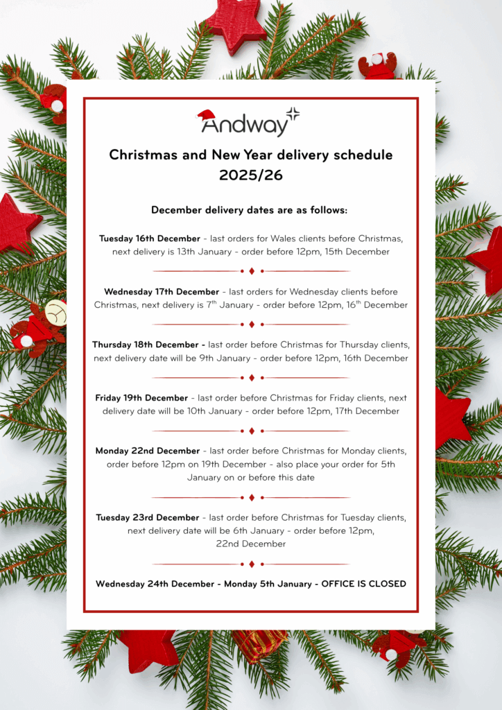 Christmas & New Year Schedule 2025/2026